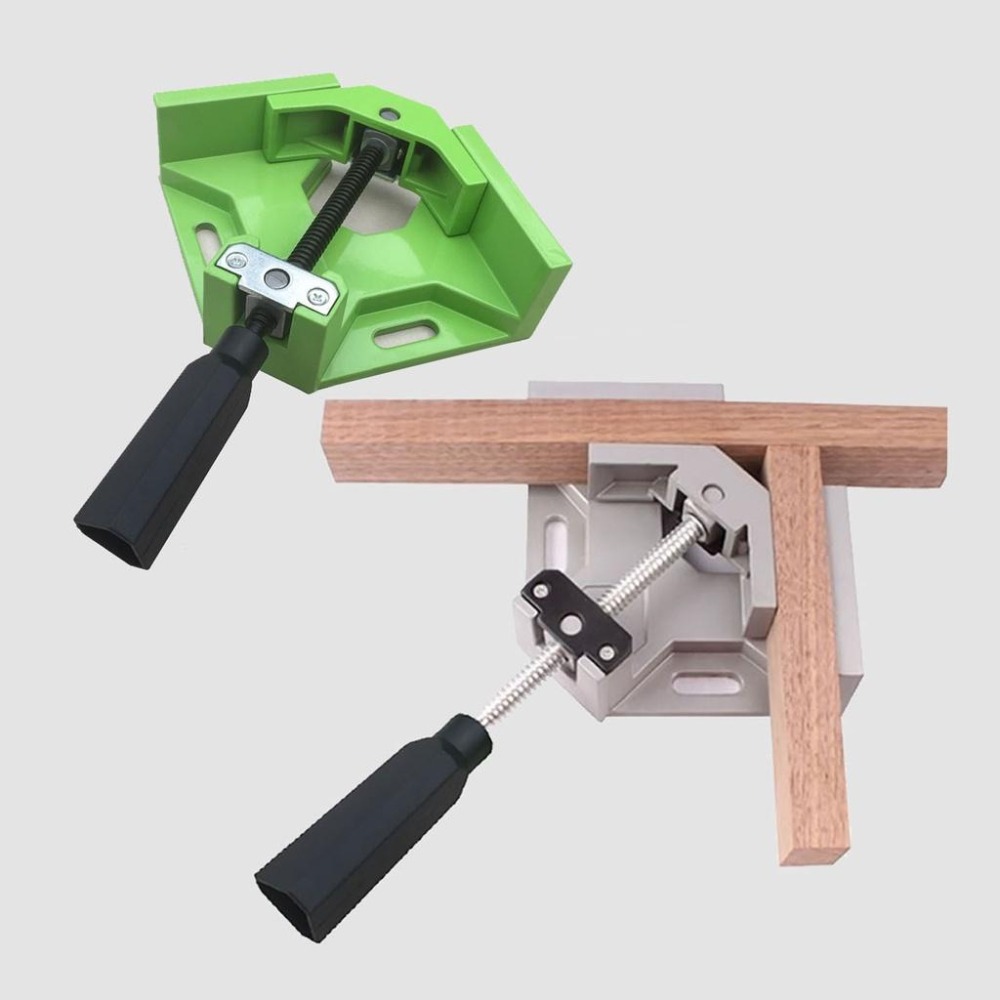 現貨供應 單手柄 直角夾 重型 木工 固定 鉗 夾 90度 畫框 抽屜 箱 盒 魚缸-細節圖4