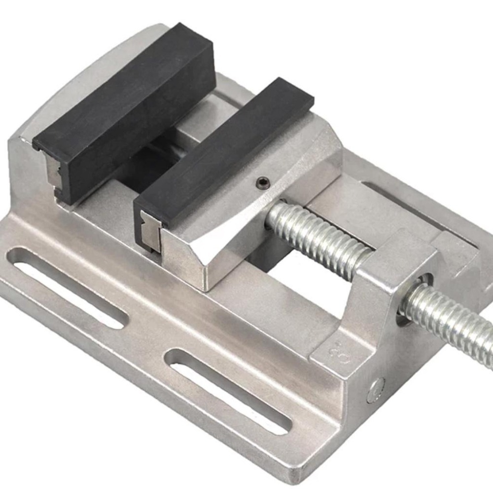 快速出貨 BG-6256 2.5吋 / 3吋 鋁合金機身 小虎鉗 平口鉗 萬力 [] 鑽床 電鑽支架好拍檔-細節圖2