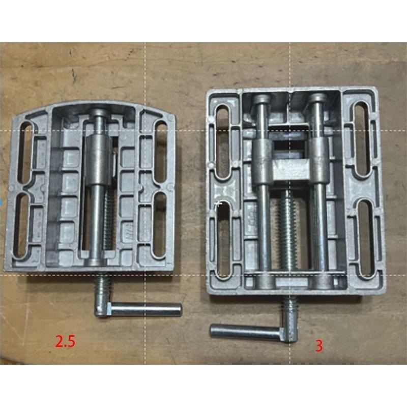 快速出貨 BG-6256 2.5吋 / 3吋 鋁合金機身 小虎鉗 平口鉗 萬力 [] 鑽床 電鑽支架好拍檔-細節圖8