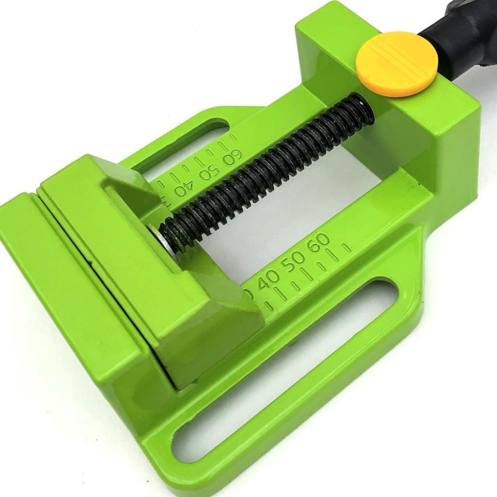 快速出貨 BG-6257 2.5吋 快速平口鉗 鋁合金 虎鉗 萬力 鑽床 電鑽支架好拍檔-細節圖2