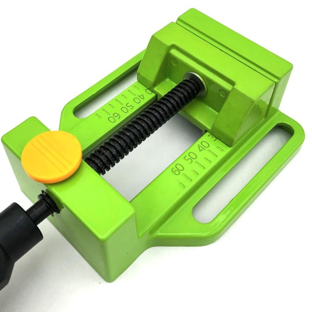 快速出貨 BG-6257 2.5吋 快速平口鉗 鋁合金 虎鉗 萬力 鑽床 電鑽支架好拍檔-細節圖4