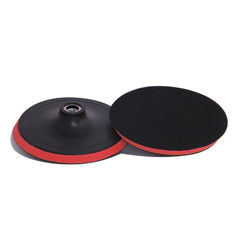 4吋  5吋 6吋 魔鬼氈 磨盤 自黏式 砂紙盤 拋光盤 打蠟組 電鑽變拋光機 打蠟 四吋 五吋 六吋-細節圖2