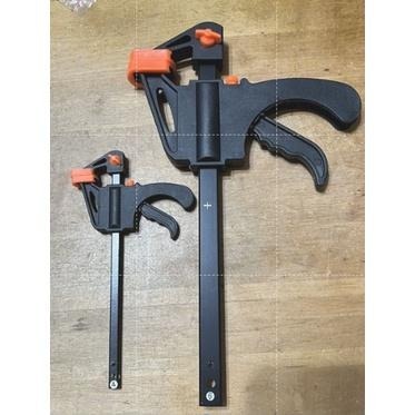 快速出貨 台灣寄出 4吋 木工F夾 木工夾 萬用夾 快速夾 黑小妹-細節圖8