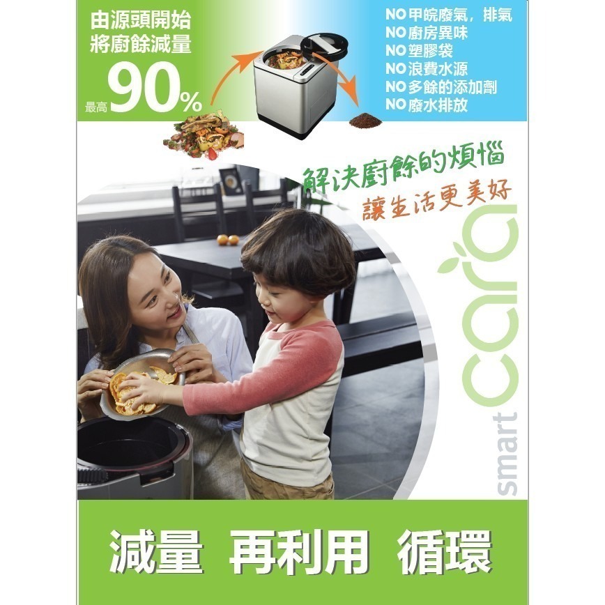 《福利品出清》韓國製 Smartcara家用廚餘處理機PCS-350-細節圖2