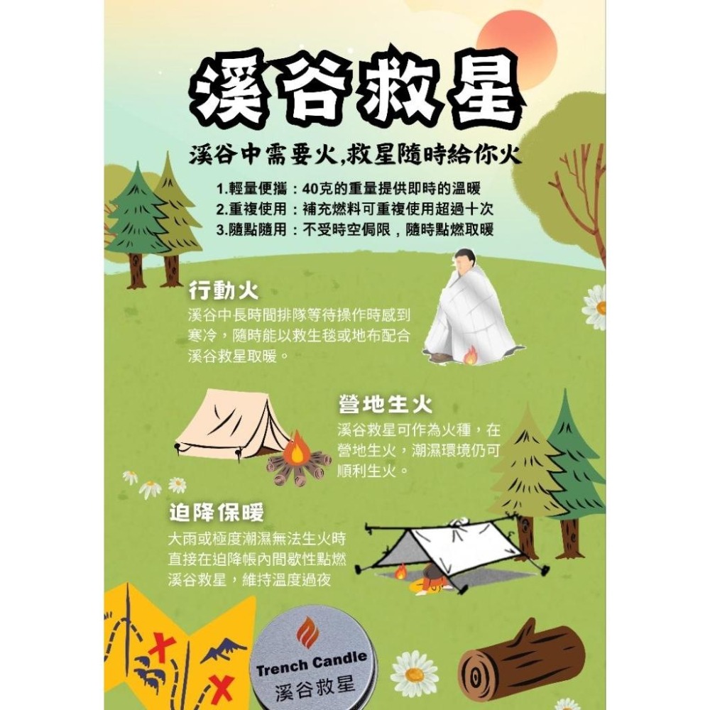 溪谷救星，野外求生工具，全新手作，全新現貨，11種樣式。-細節圖3