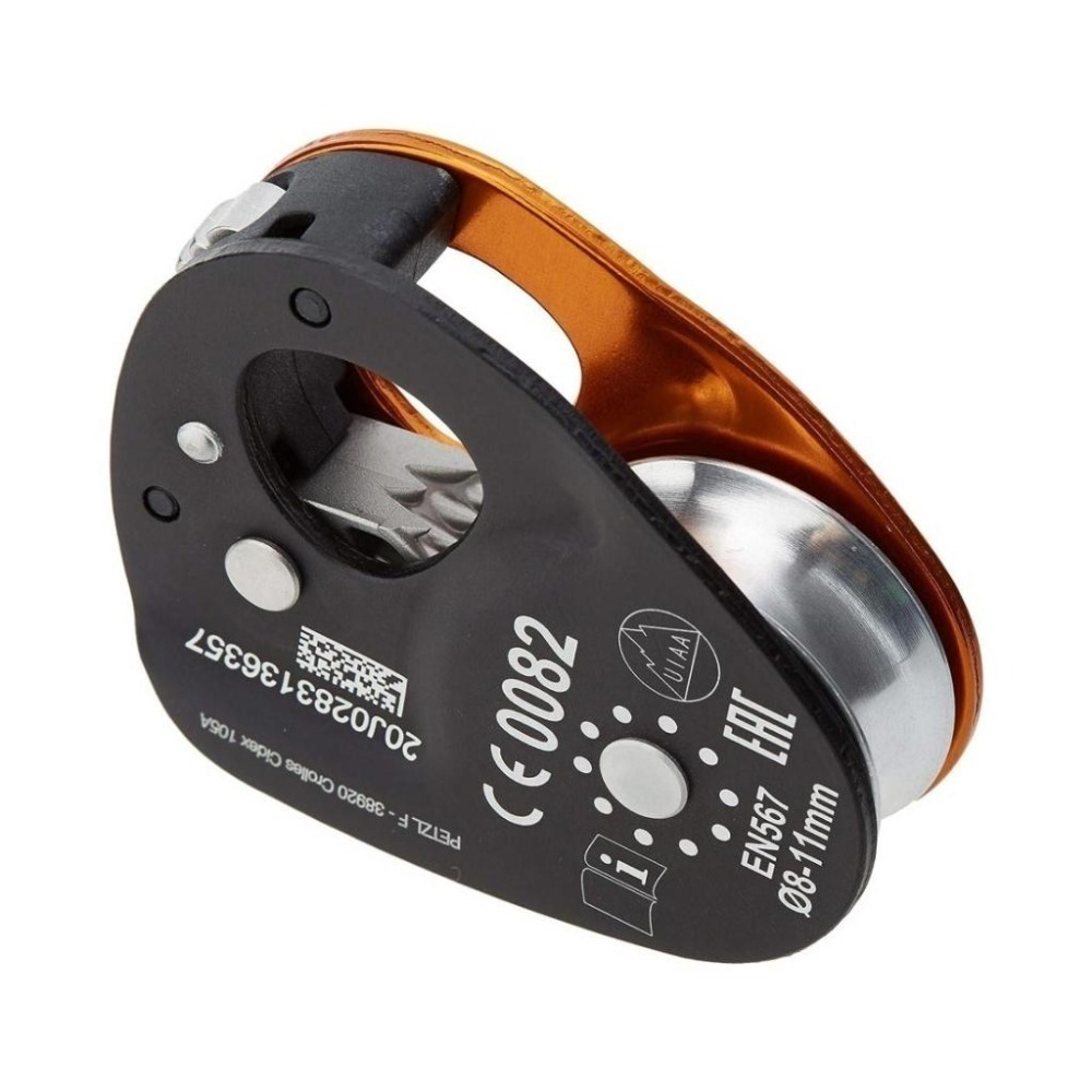 Petzl Micro Traxion 超輕高效率可制停滑輪,單向滑輪,全新現貨-細節圖4