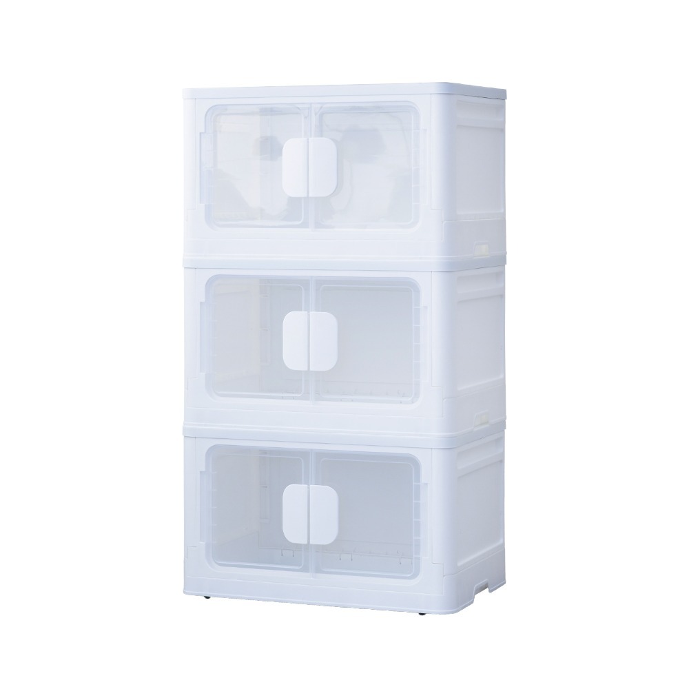 【dayneeds】喬蒂雙門折疊收納箱 三款可選-細節圖3