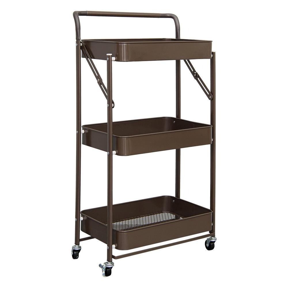 【dayneeds】繽紛多彩三層折疊推車 六色可選-細節圖2