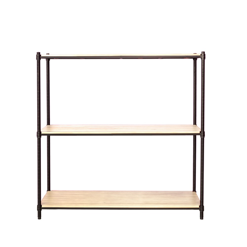 【dayneeds】松木 120x45x120公分三層烤漆收納架 多款可選_全松木-細節圖5