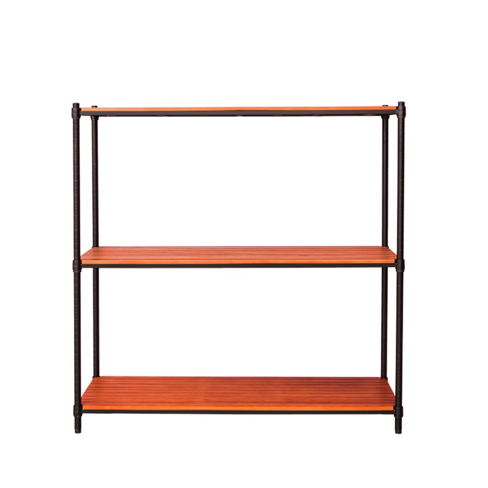 【dayneeds】松木 120x45x120公分三層烤漆收納架 多款可選_全松木-細節圖6