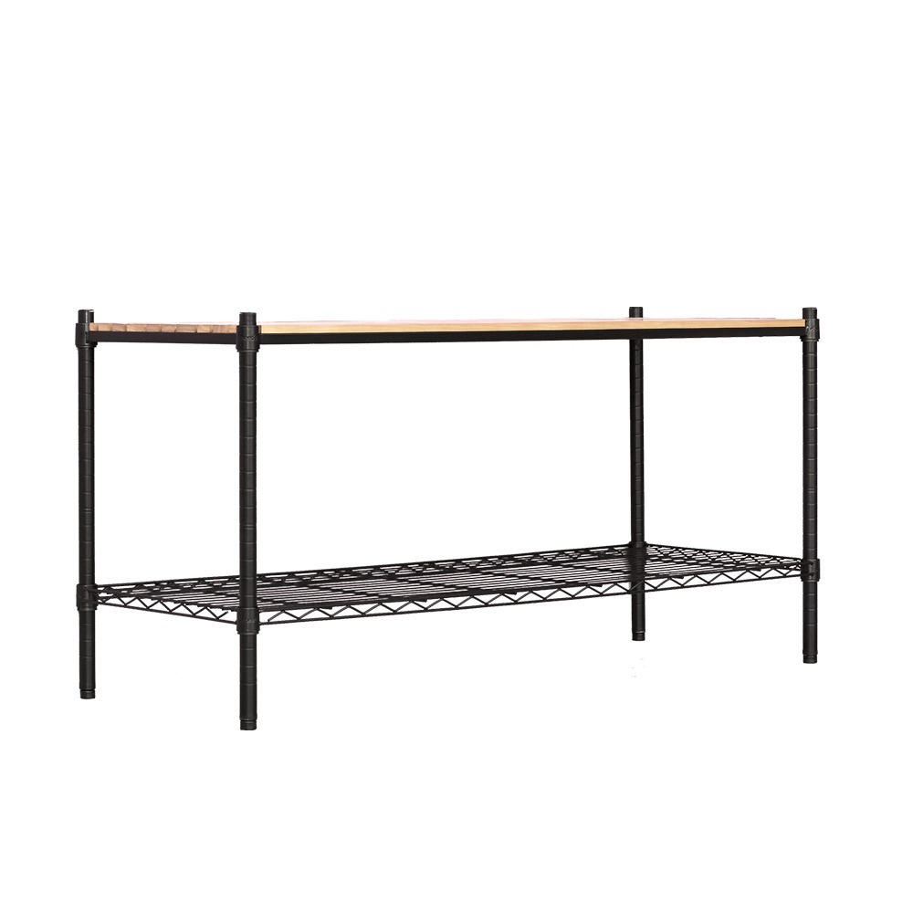 【dayneeds】松木 120x45x60公分二層烤漆收納架 多款可選-細節圖5