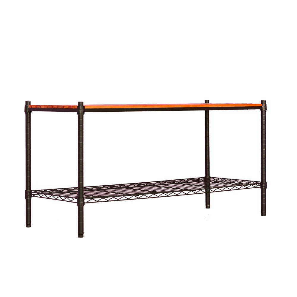 【dayneeds】松木 120x45x60公分二層烤漆收納架 多款可選-細節圖6