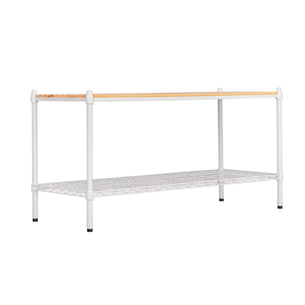 【dayneeds】松木 120x45x60公分二層烤漆收納架 多款可選-細節圖7