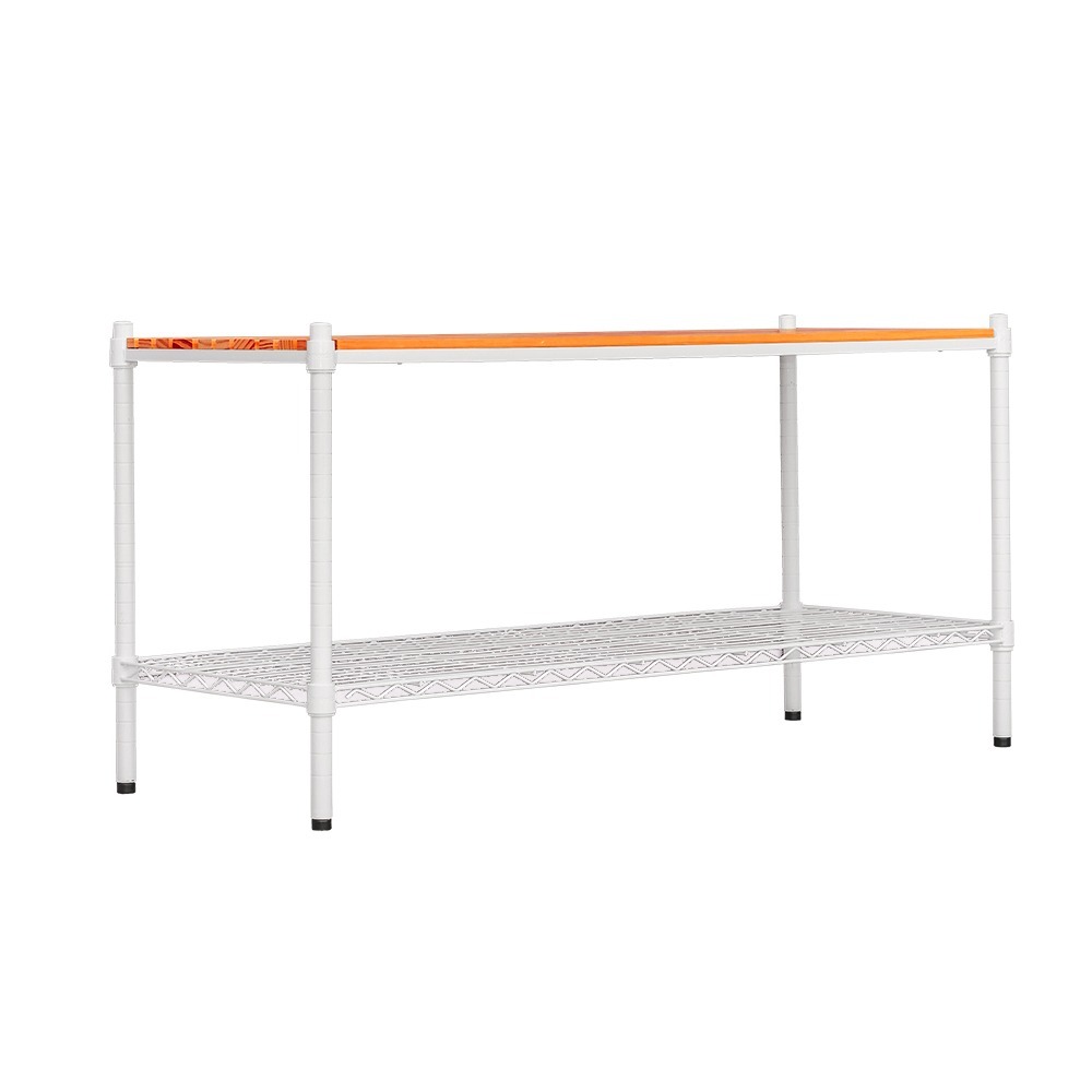 【dayneeds】松木 120x45x60公分二層烤漆收納架 多款可選-細節圖8