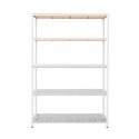 【dayneeds】松木 120x45x180公分五層烤漆收納架 多款可選-規格圖8