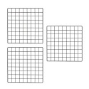 【dayneeds】壁掛配件│一次性無痕雙勾搭方格平面網 3入 兩色可選-規格圖3