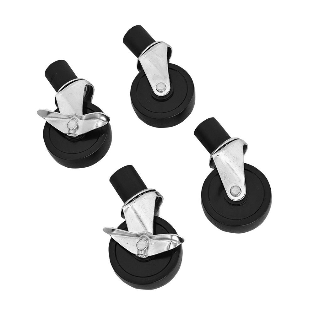 【dayneeds】75mm 插梢式加強型鐵板工業輪 兩色可選-細節圖3