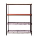 【dayneeds】松木 120x45x150公分四層烤漆收納架 多款可選-規格圖8