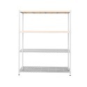 【dayneeds】松木 120x45x150公分四層烤漆收納架 多款可選-規格圖8