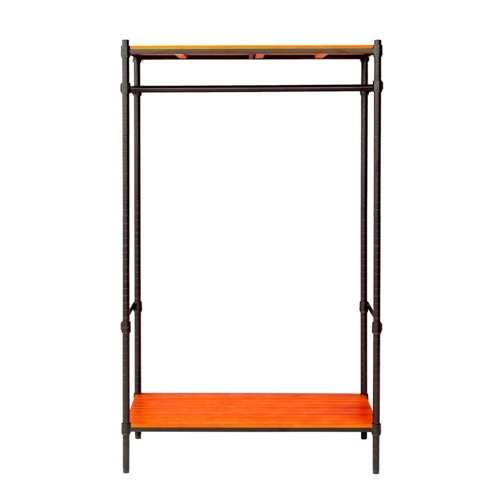 【dayneeds】松木 90x45x150公分 烤漆二層單桿衣櫥 四款可選-細節圖3