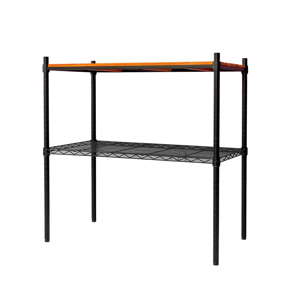 【dayneeds】松木 90x45x90公分二層烤漆收納架 多款可選-細節圖6