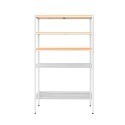 【dayneeds】松木 90x45x150公分 五層烤漆收納架 多款可選-規格圖8