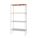 【dayneeds】松木 90x45x180公分 四層烤漆收納架 多款可選-規格圖8