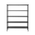 【dayneeds】沖孔 120x45x150公分 五層烤漆架 兩色可選-規格圖4