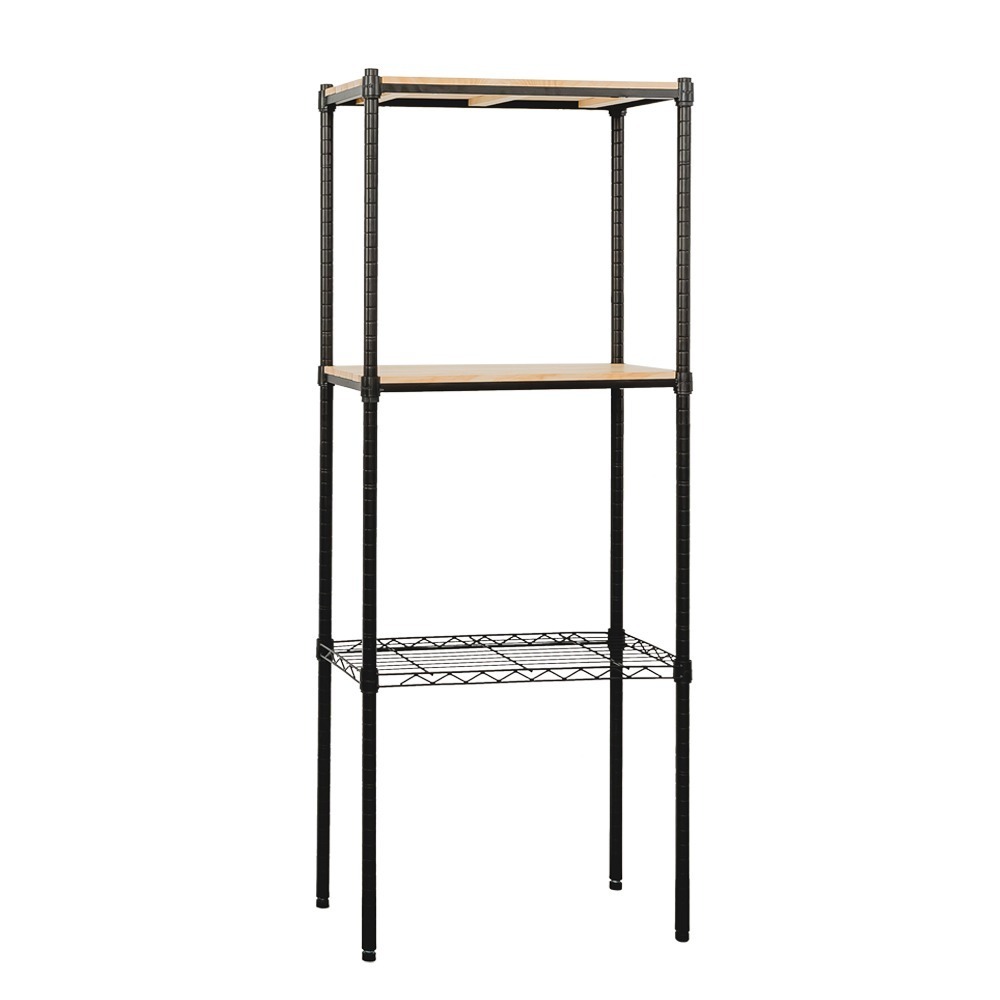 【dayneeds】松木 60x30x150公分 三層烤漆收納架 多款可選-細節圖3