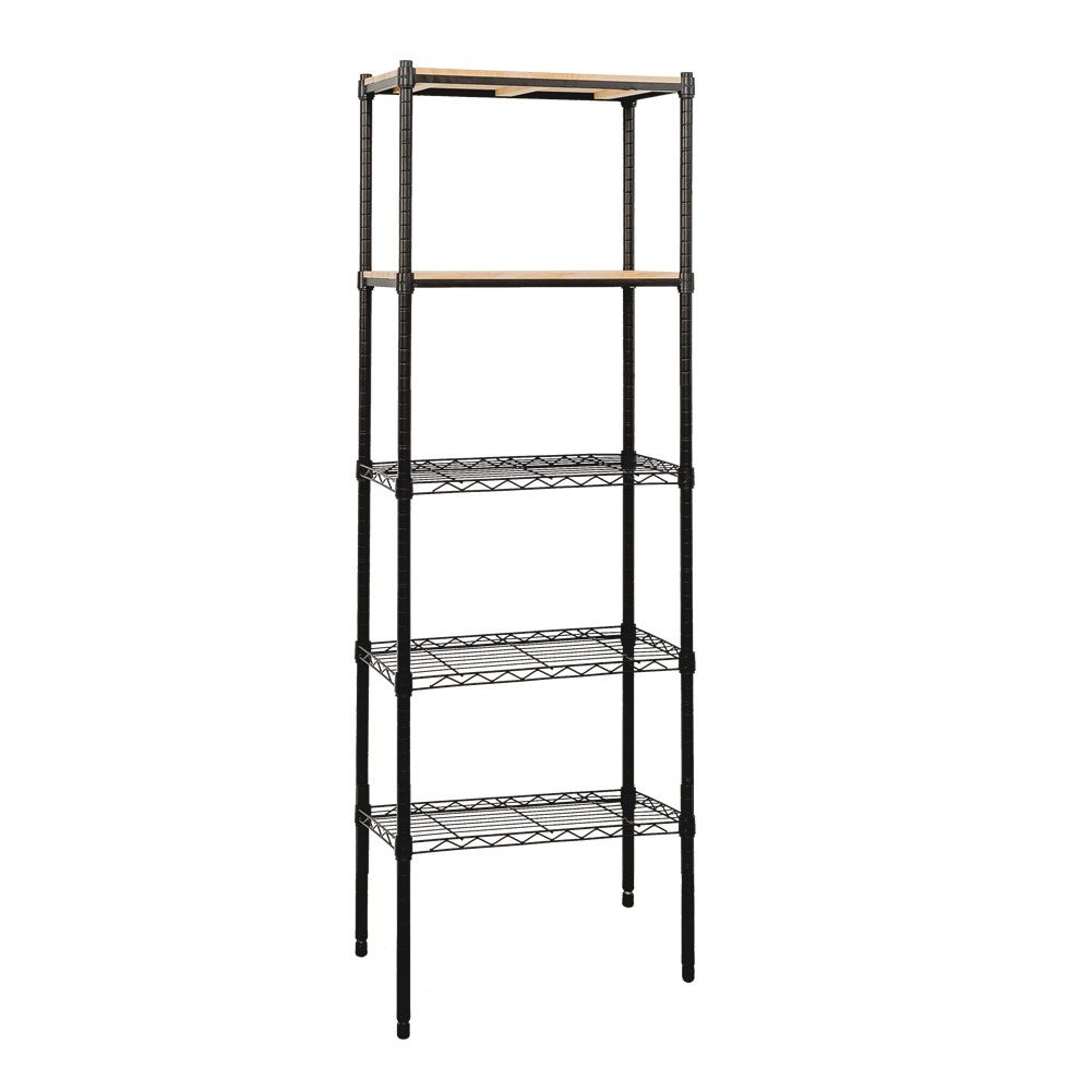 【dayneeds】松木 60x30x210公分 五層烤漆收納架 多款可選-細節圖3