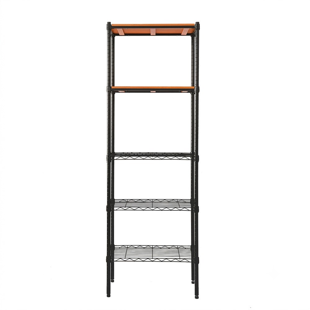 【dayneeds】松木 60x30x150公分 五層烤漆收納架 多款可選-細節圖3
