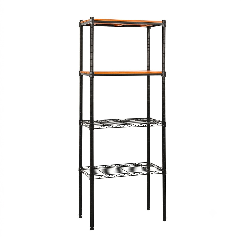 【dayneeds】松木 60x30x150公分 四層烤漆收納架 多款可選-細節圖6