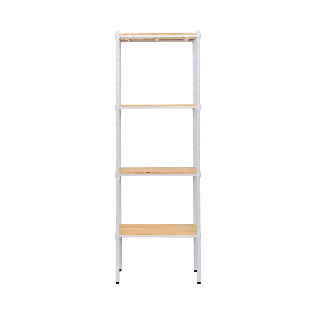 【dayneeds】松木 60x30x180公分 四層烤漆收納架 多款可選_全松木-細節圖2