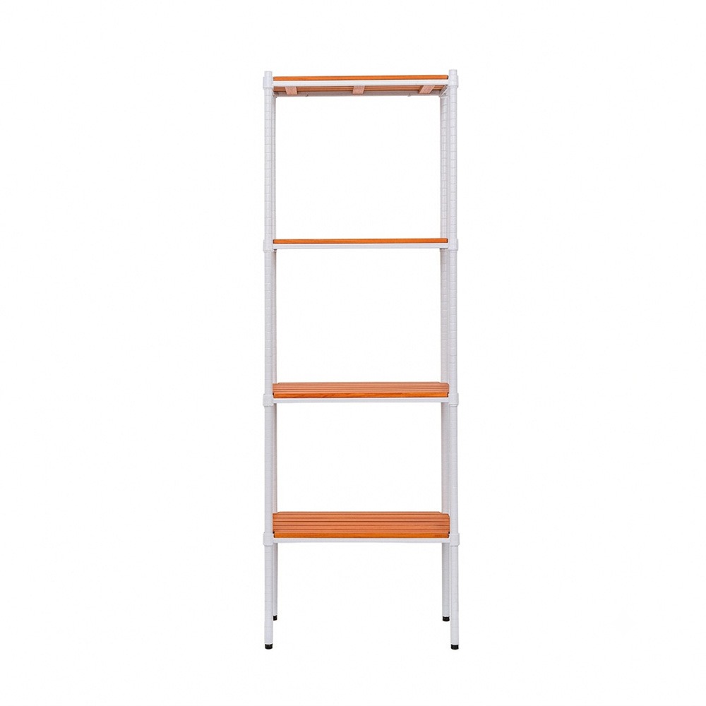 【dayneeds】松木 60x30x180公分 四層烤漆收納架 多款可選_全松木-細節圖4
