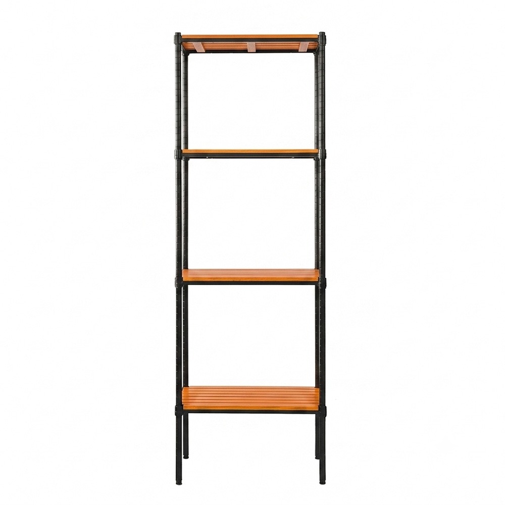 【dayneeds】松木 60x30x180公分 四層烤漆收納架 多款可選_全松木-細節圖5