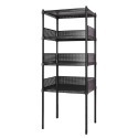 【dayneeds】沖孔 60x45x150公分 四層烤漆架(附圍籬組) 兩色可選-規格圖4