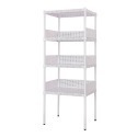 【dayneeds】沖孔 60x45x150公分 四層烤漆架(附圍籬組) 兩色可選-規格圖4