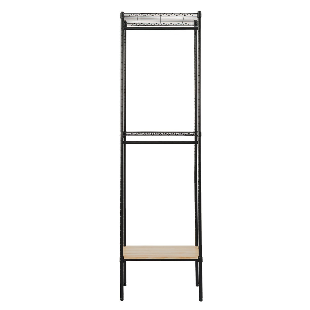 【dayneeds】松木 60x30x210公分 三層烤漆雙桿衣櫥 多款可選-細節圖4