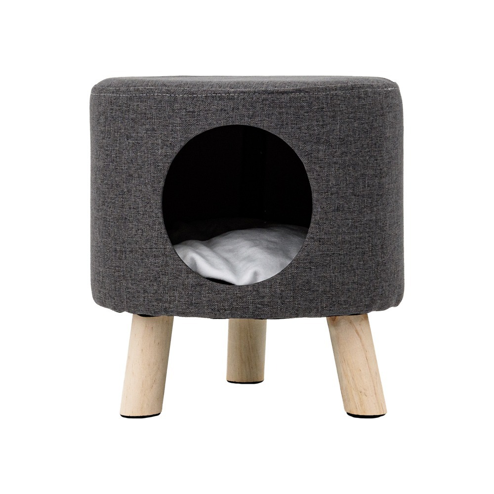 【毛孩的秘密生活】萌寵窩圓形小椅凳 三色可選-細節圖2