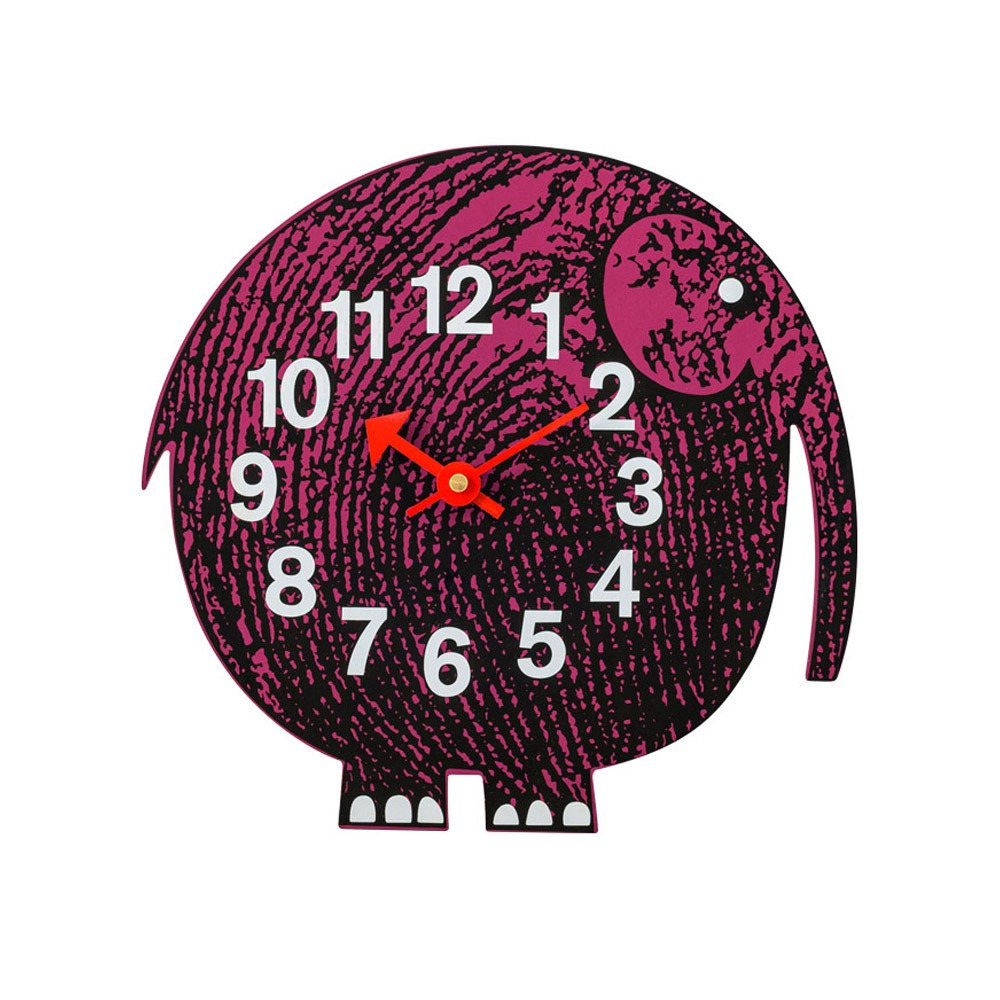 【dayneeds】動物造型[神秘大象]壁掛式時鐘-細節圖2