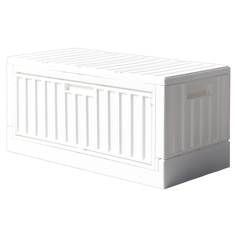 【dayneeds】黑白格貨櫃收納箱 45L側開款 三款可選-細節圖4