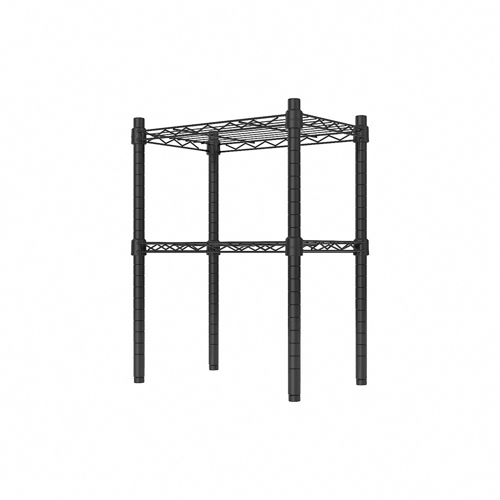 【dayneeds】輕型 45x30x60公分 二層波浪架 兩色可選-細節圖3