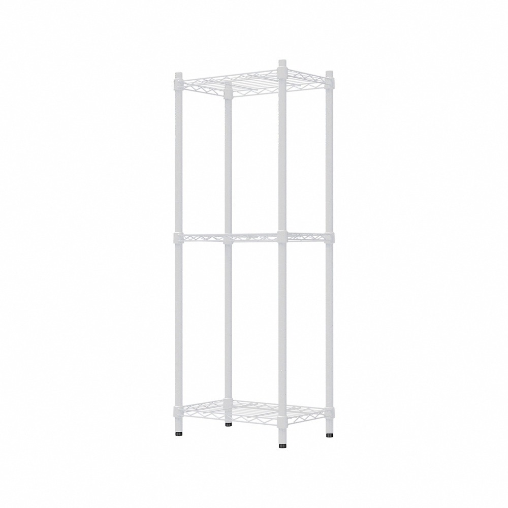 【dayneeds】輕型 45x30x120公分 三層波浪架 兩色可選-細節圖3