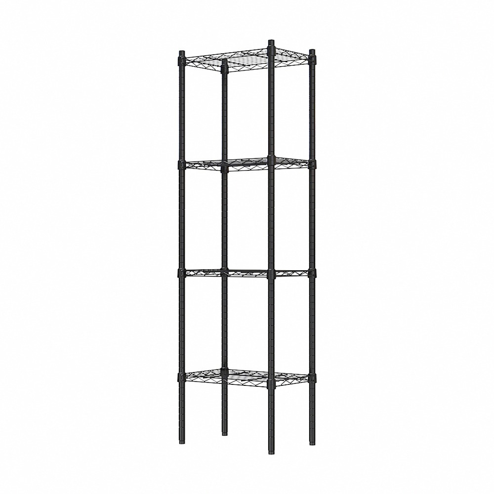 【dayneeds】輕型 45x30x150公分 四層波浪架 兩色可選-細節圖2