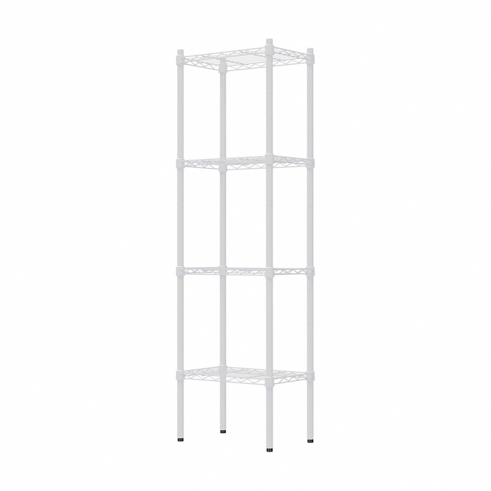 【dayneeds】輕型 45x30x150公分 四層波浪架 兩色可選-細節圖3