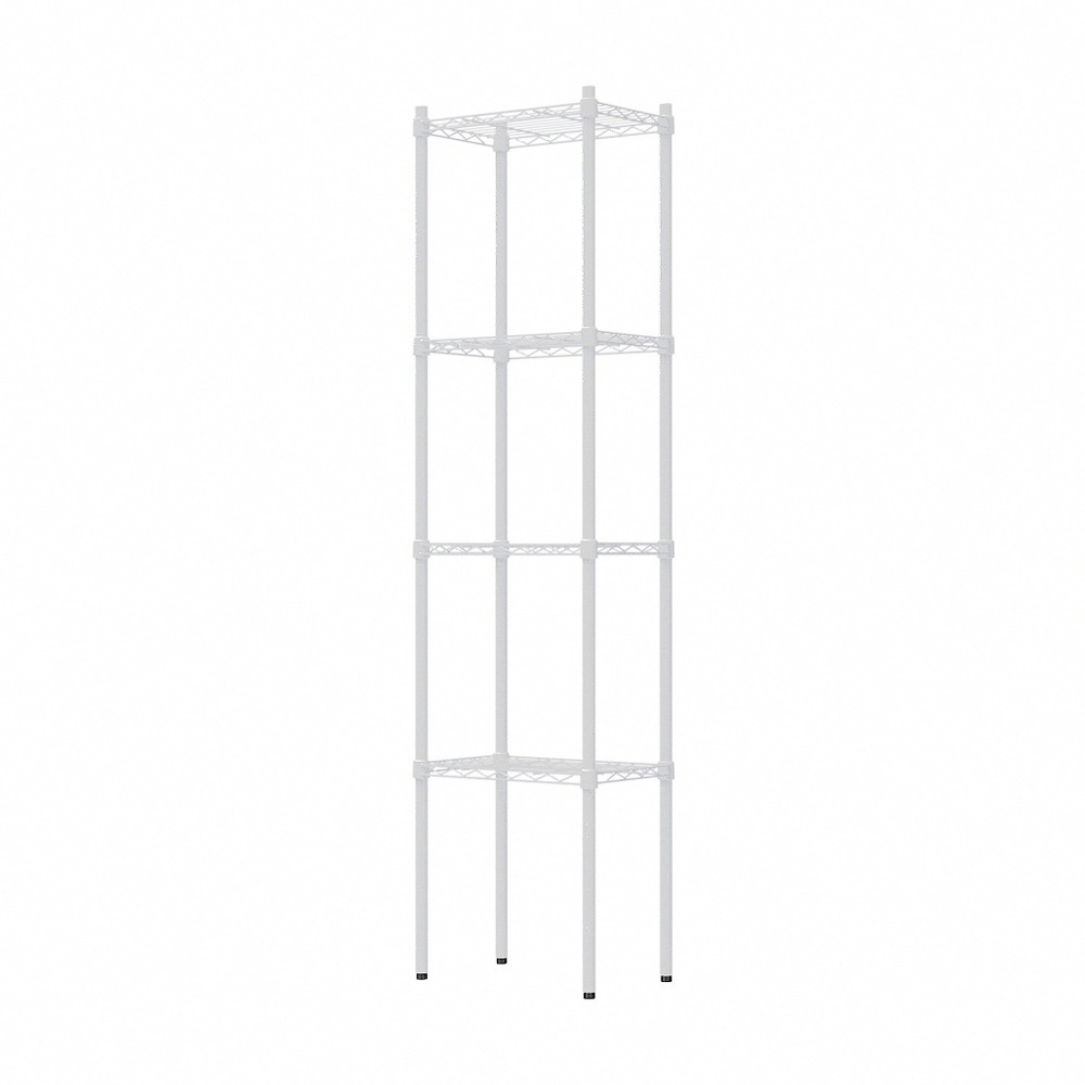 【dayneeds】輕型 45x30x180公分 四層波浪架 兩色可選-細節圖2