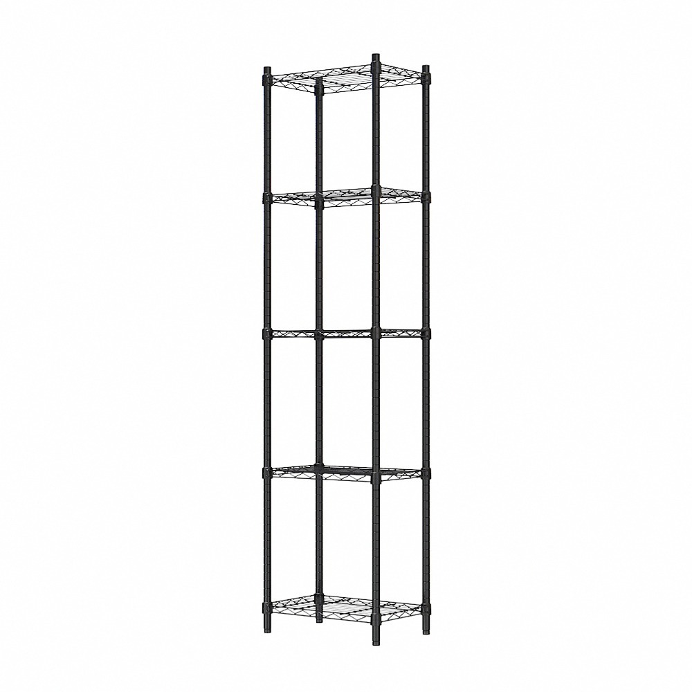 【dayneeds】輕型 45x30x180公分 五層波浪架 兩色可選-細節圖2