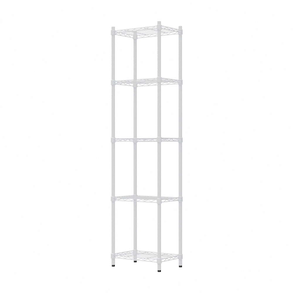 【dayneeds】輕型 45x30x180公分 五層波浪架 兩色可選-細節圖3