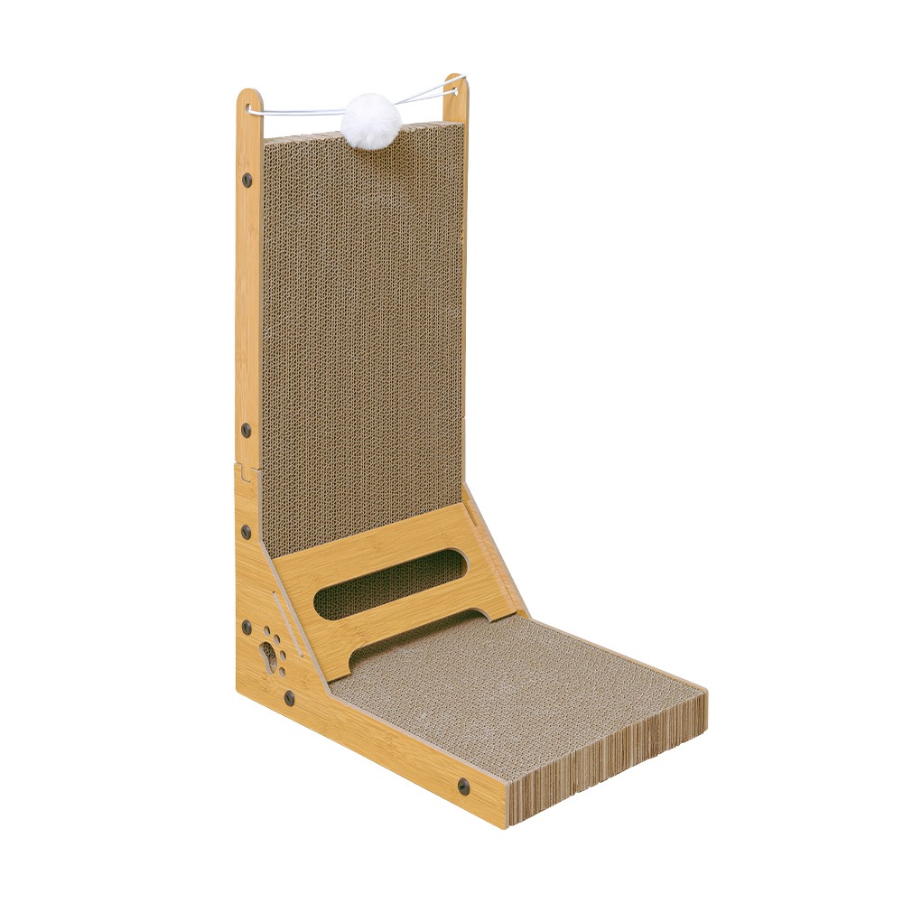 【毛孩的秘密生活】貓傢俱-L形貓抓板-細節圖2