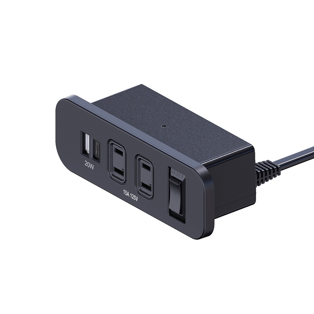 【dayneeds】ST-064-1A1C 傢俱專用延長插座 USB Type-C款-細節圖2